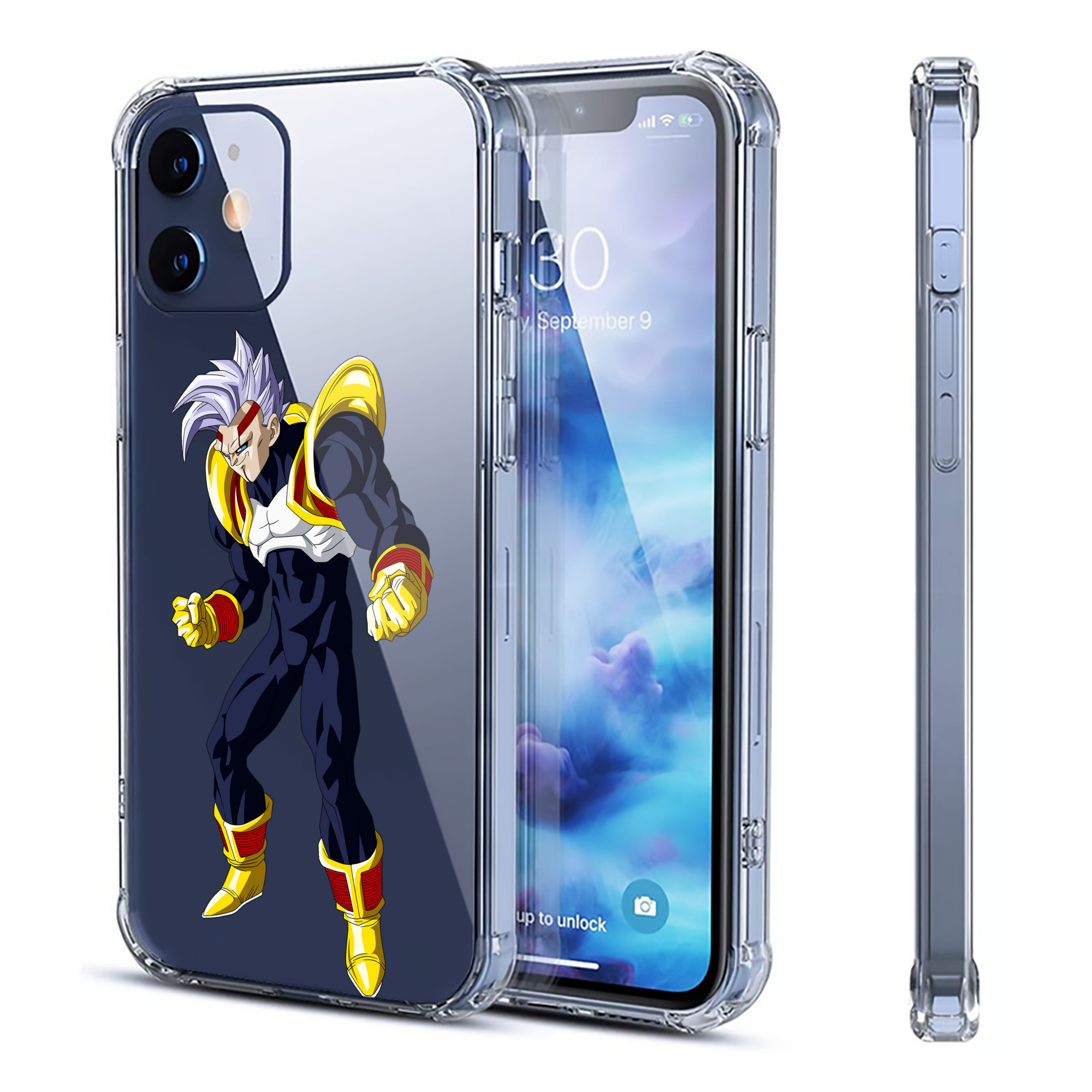 （画像用） ドラゴンボール DRAGON BALL 【iPhone 12シリーズ対応】透明スマホケース（クリアソフトケース）